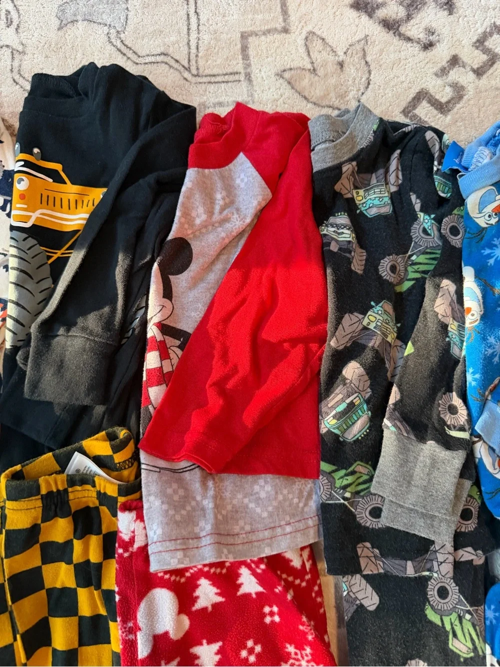 Mixed Toddler Pajama Pants Bundle - Colorful Prints